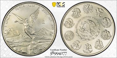 2007-Mo Onza Libertad Ag MS67