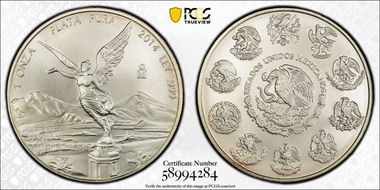 2014-Mo Onza Libertad Ag MS68