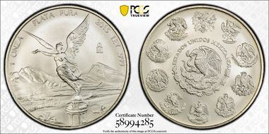 2015-Mo Onza Libertad Ag MS67