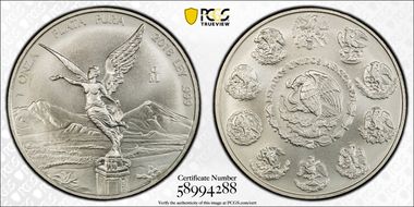2018-Mo Onza Libertad Ag MS67