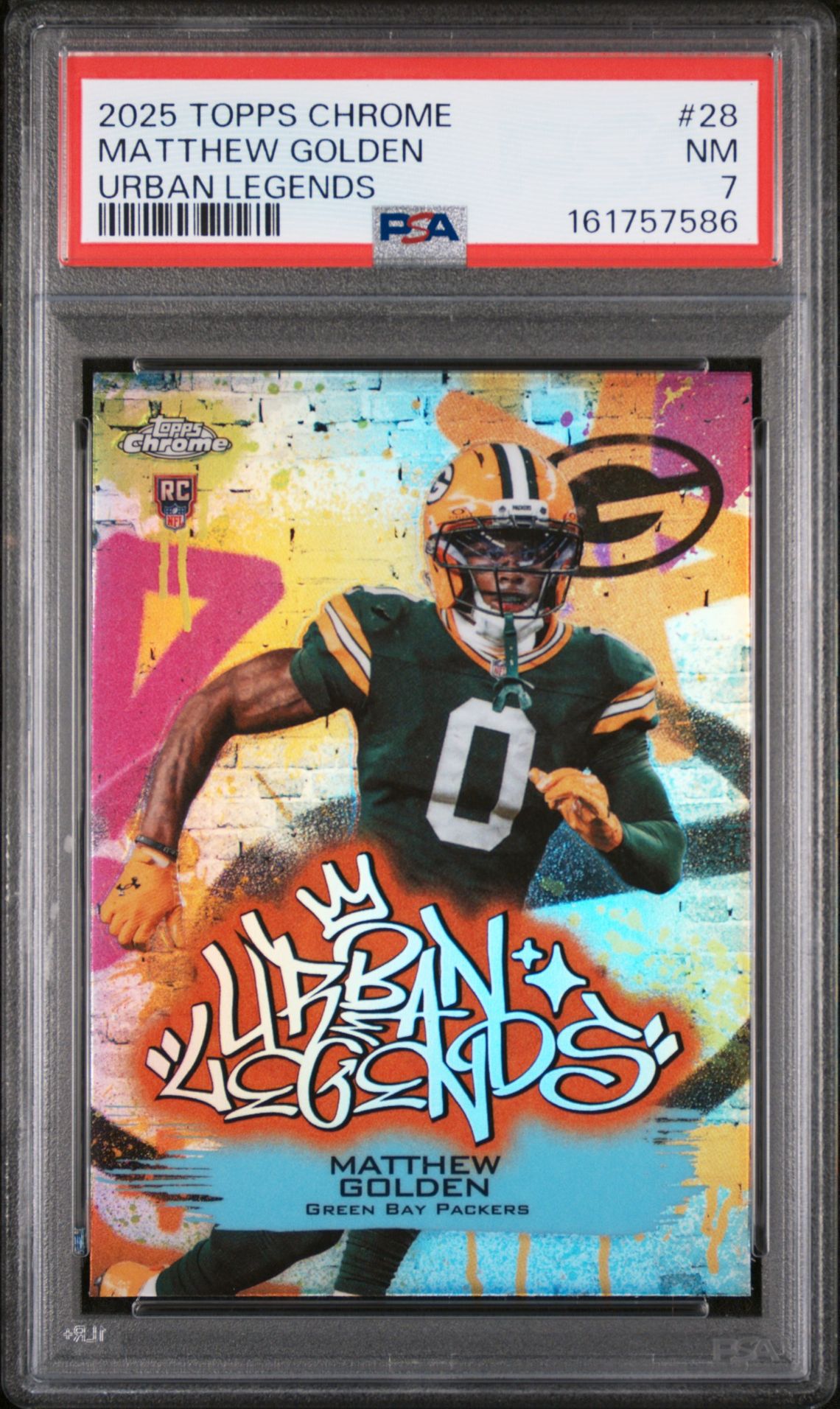 2025 Topps Chrome Urban Legends Matthew Golden #28 Nm 7 front