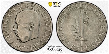 1937 Medal C-11 Ag Matte HAUPT. WIEN 835 Edge SP1