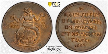 1923 Medal Arnold-180 AE MS63BN