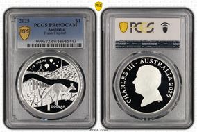 2025 $1 Bush Capital PR69DCAM