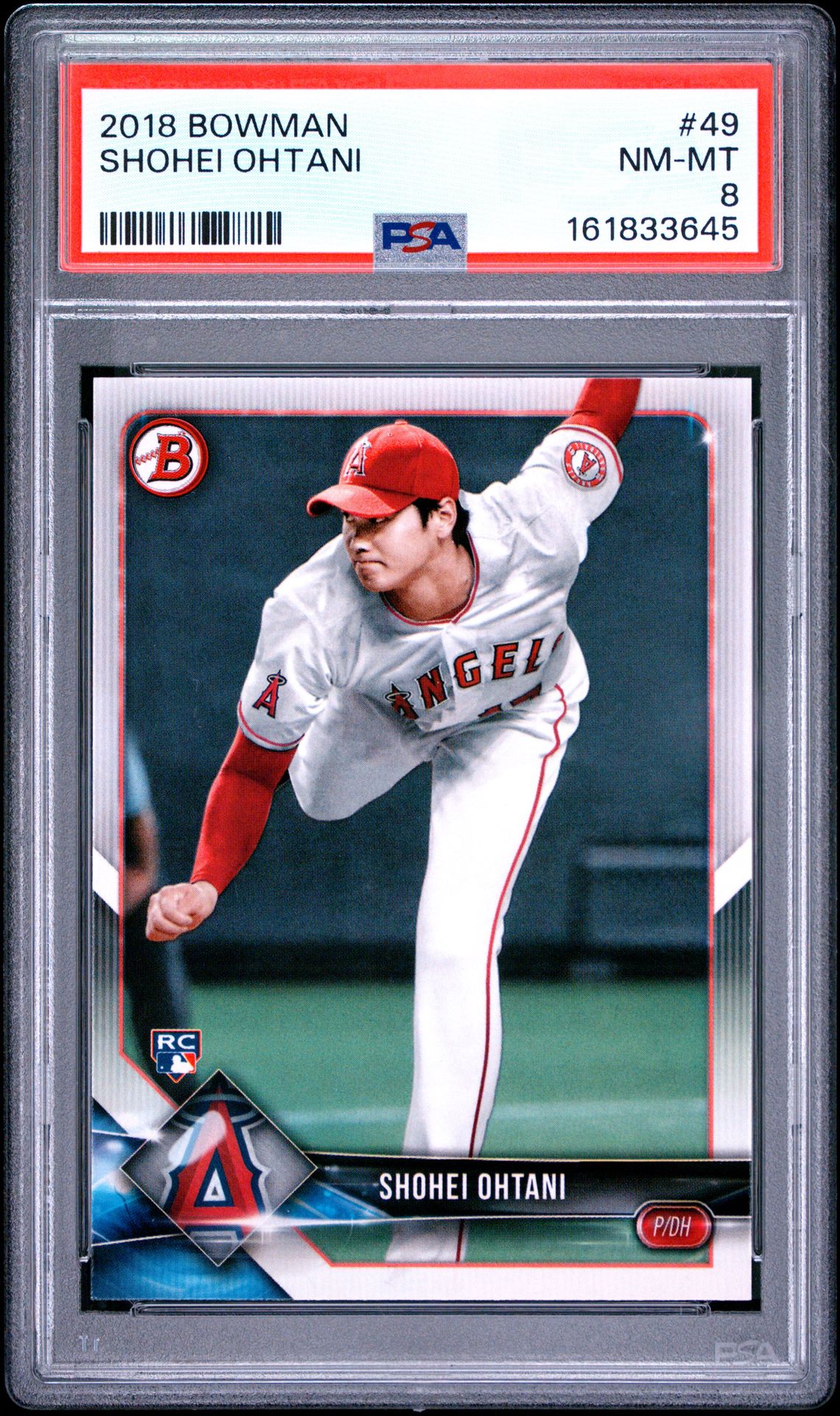 2018 Bowman Shohei Ohtani #49 Nm-Mt 8 front
