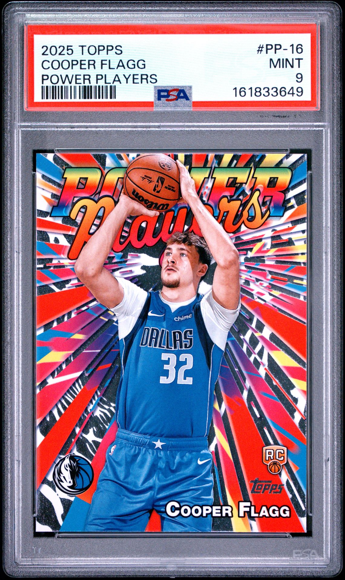 2025 Topps Power Players Cooper Flagg #Pp-16 Mint 9 front