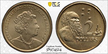 2023 $2 QEII Memorial 1952-2022 MS66