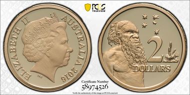 2016 $2 PR70DCAM