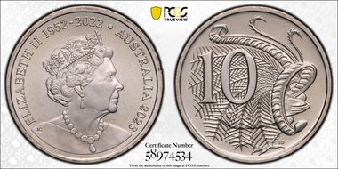 2023 10C QEII Memorial 1952-2022 MS65