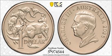 2026 $1 Brandenburg Gate Privy Berlin World Money Fair MS69