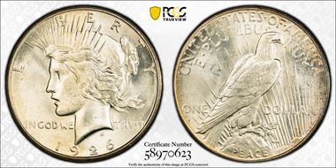 1926-S $1 MS62