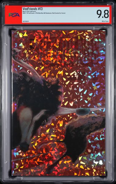 VeeFriends - 2026 VEEFRIENDS #13 SDCC RED CRACKED ICE VEEFRIENDS X PSA BLIND BOX BILL SIENKIEWICZ VARIANT PSA 9.8
