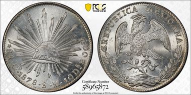 1878-Go SM S/F 8 R Go59 MS65