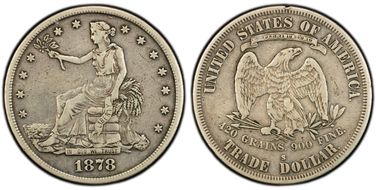 1878-S T$1 Trade VF25