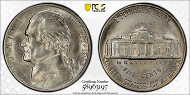 1983-P 5C MS66FS