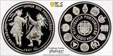 1997 INCM 1000 E Pauliteiros Dancers Dances and Customs PR69DCAM