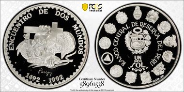 1991 N Sol Encounter of Two Worlds Discovery of America PR69DCAM