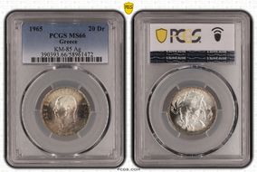 1965 20 Dr KM-85  Ag MS66