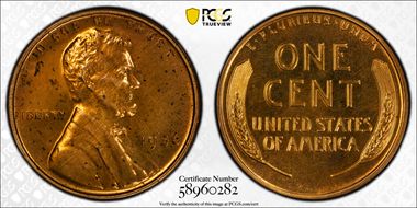 1936 1C Brilliant PR62RD