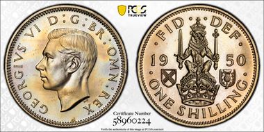 1950 Shil S-4109 Scottish Rev PR65