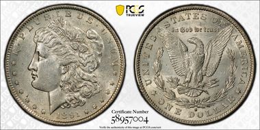 1891-S $1 AU53