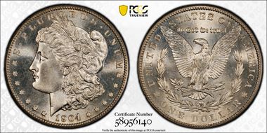1904-S $1 MS67