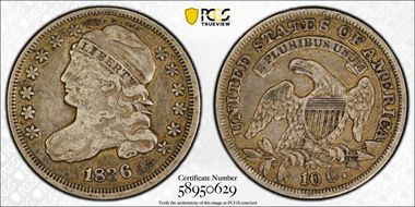 1836 10C VF25