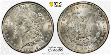 1889 $1 MS63