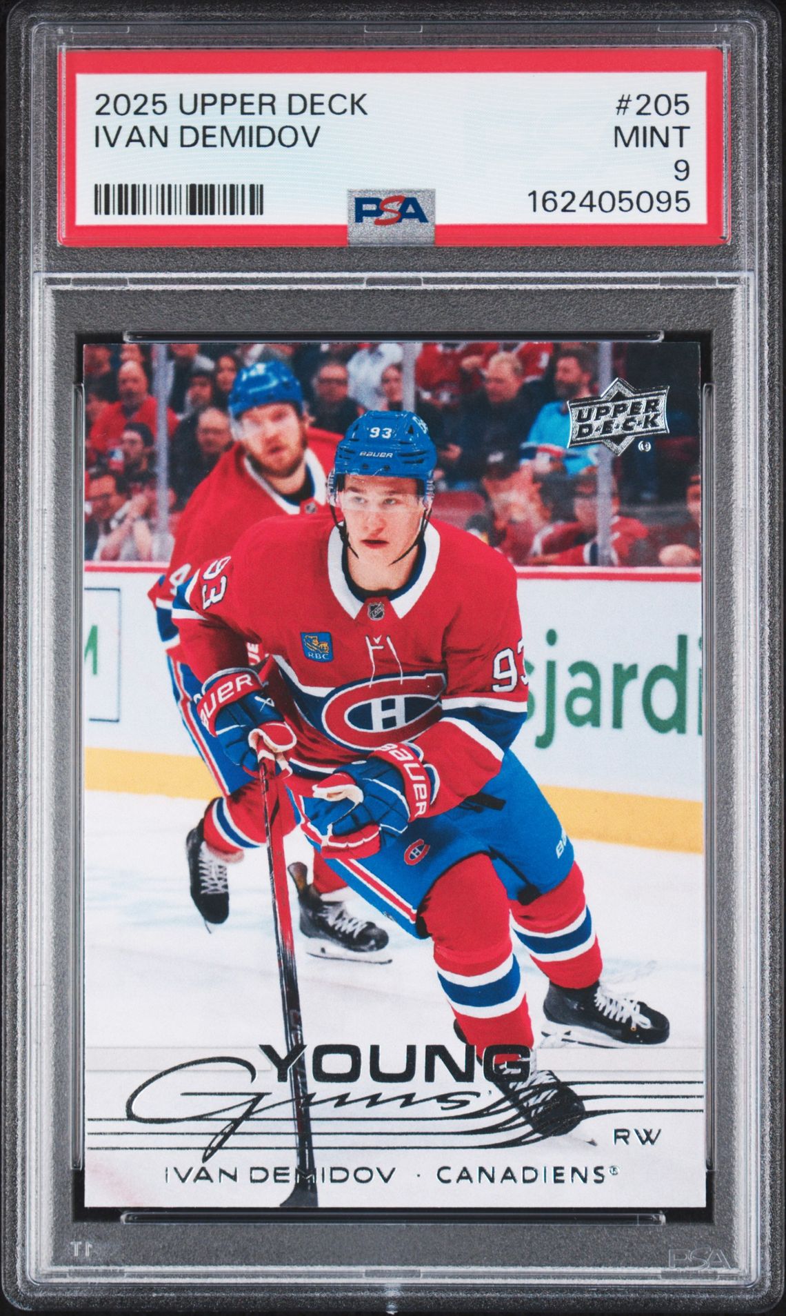 2025 Upper Deck Ivan Demidov #205 Mint 9 front