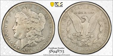 1895-S $1 VAM 3, S/S N1