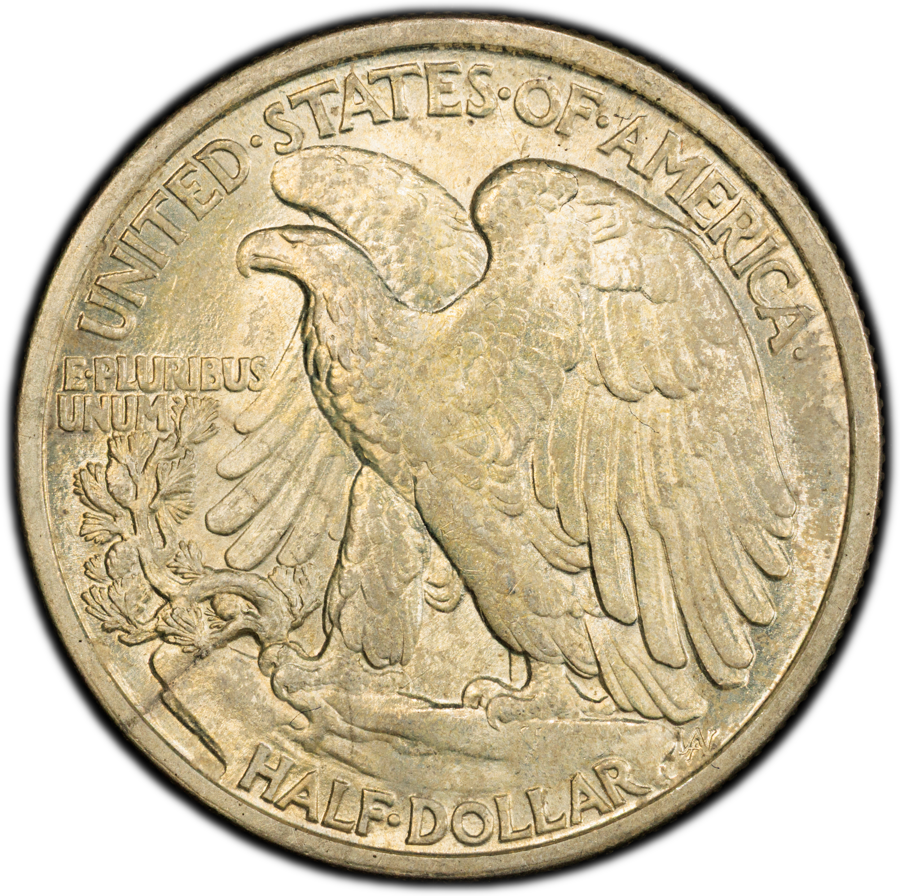 thumbnail for: 1917-D 50c Mintmark Obverse MS