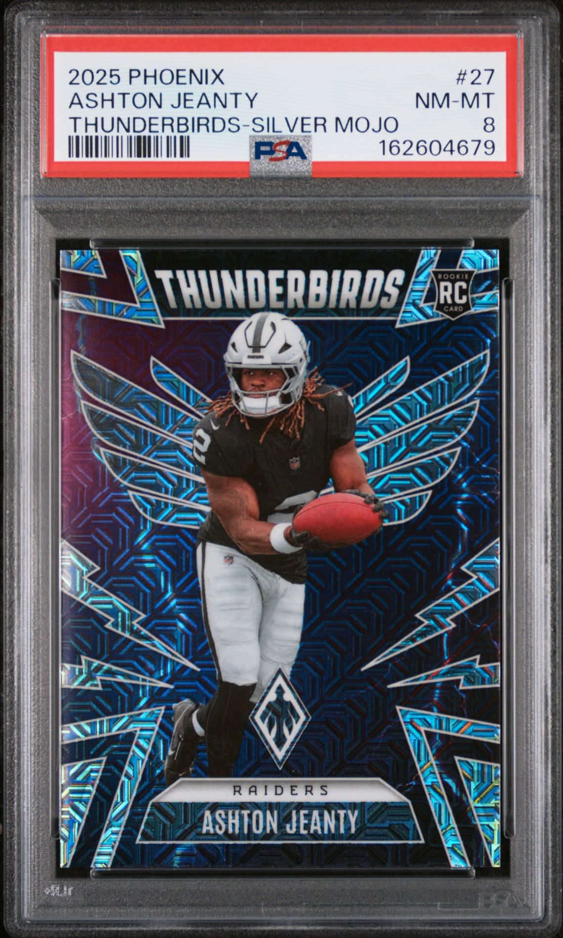 2025 Panini Phoenix Thunderbirds Ashton Jeanty #27 (Thunderbirds-Silver Mojo) Nm-Mt 8 front