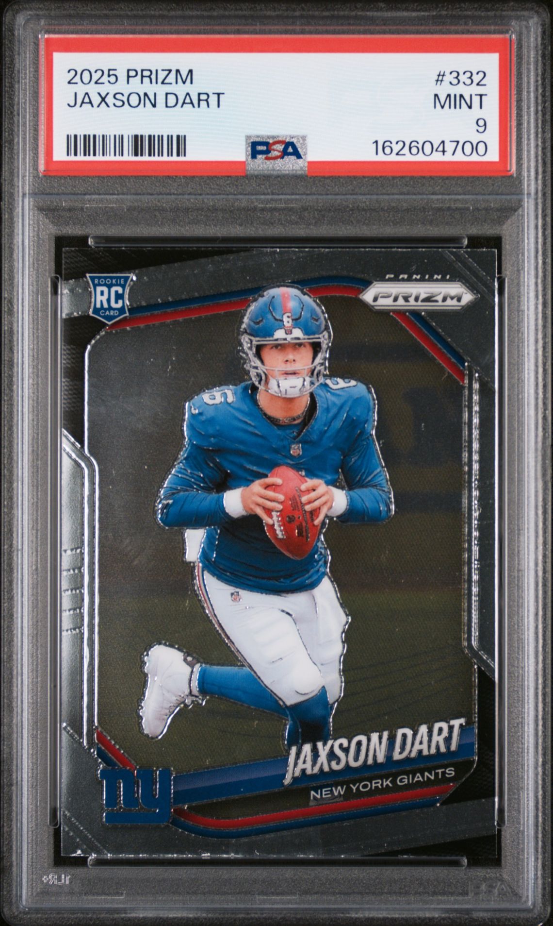 2025 Panini Prizm Jaxson Dart #332 Mint 9 front