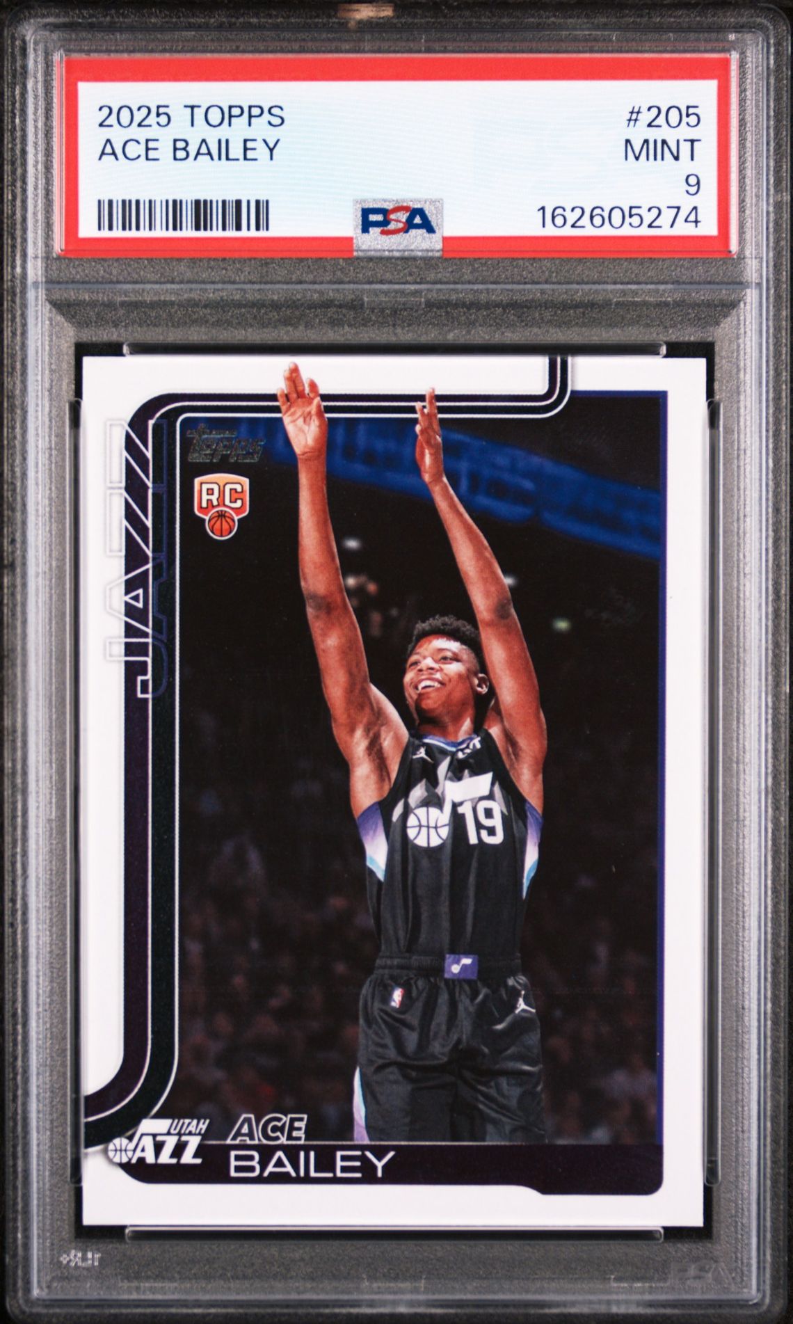 2025 Topps Ace Bailey #205 Mint 9 front