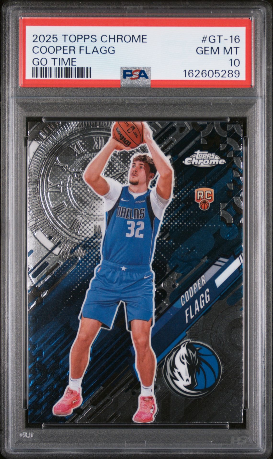 2025 Topps Chrome Go Time Cooper Flagg #Gt-16 Gem Mt 10 front