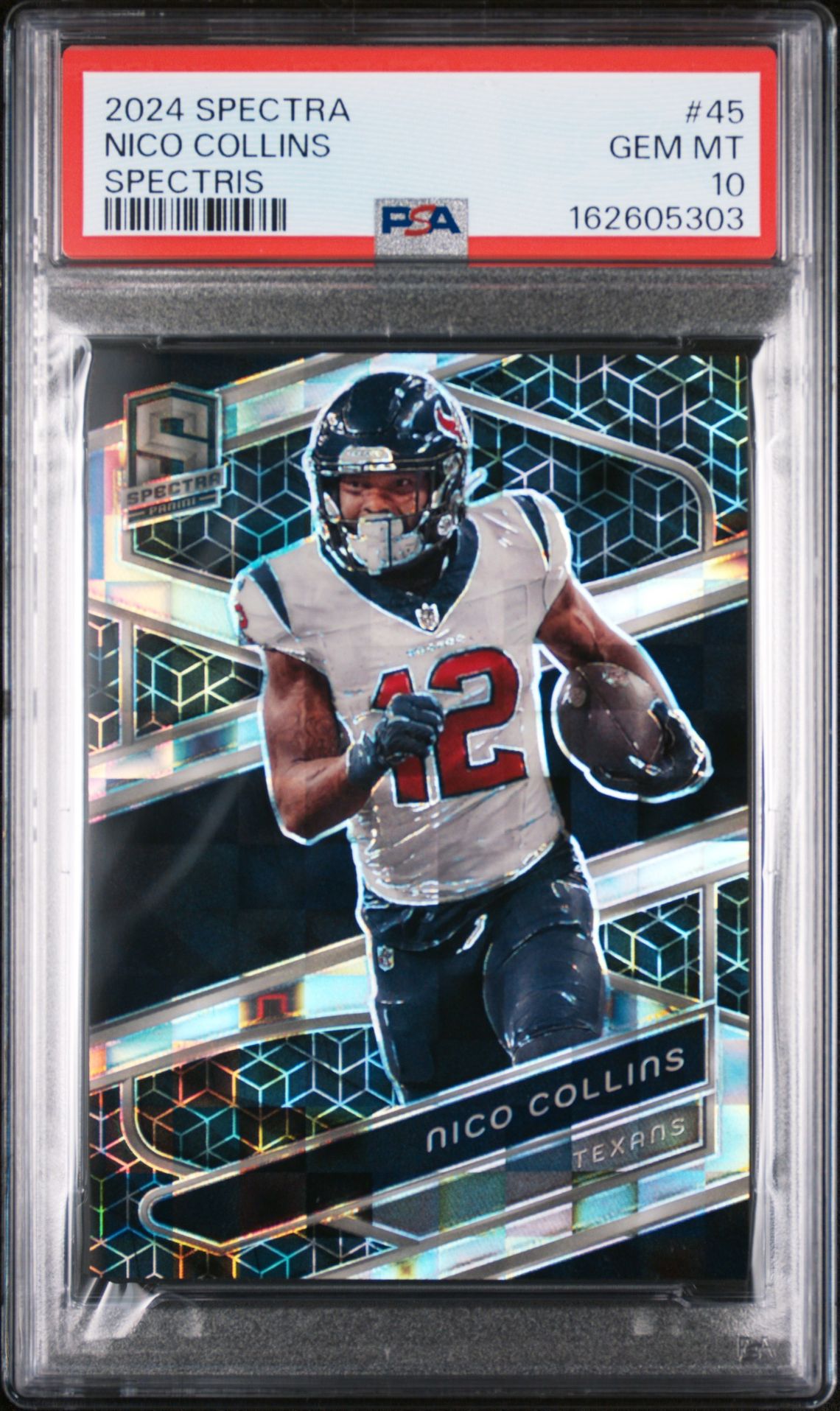 2024 Panini Spectra Nico Collins #45 (Spectris) Gem Mt 10 front