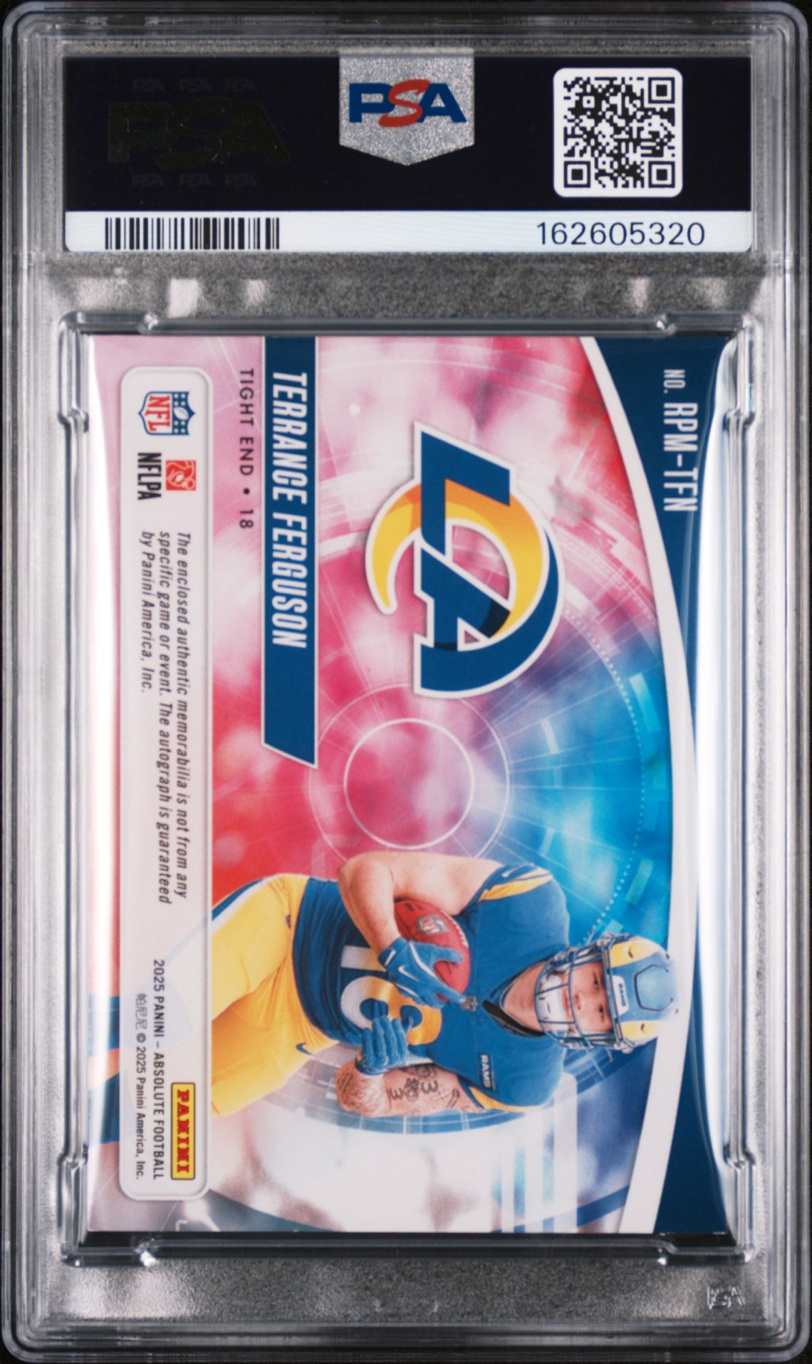 2025 Panini Absolute Rookie Premiere Materials Terrance Ferguson #Rpm-Tfn (Rk Premiere Mat-Au Quad) Nm-Mt 8 back