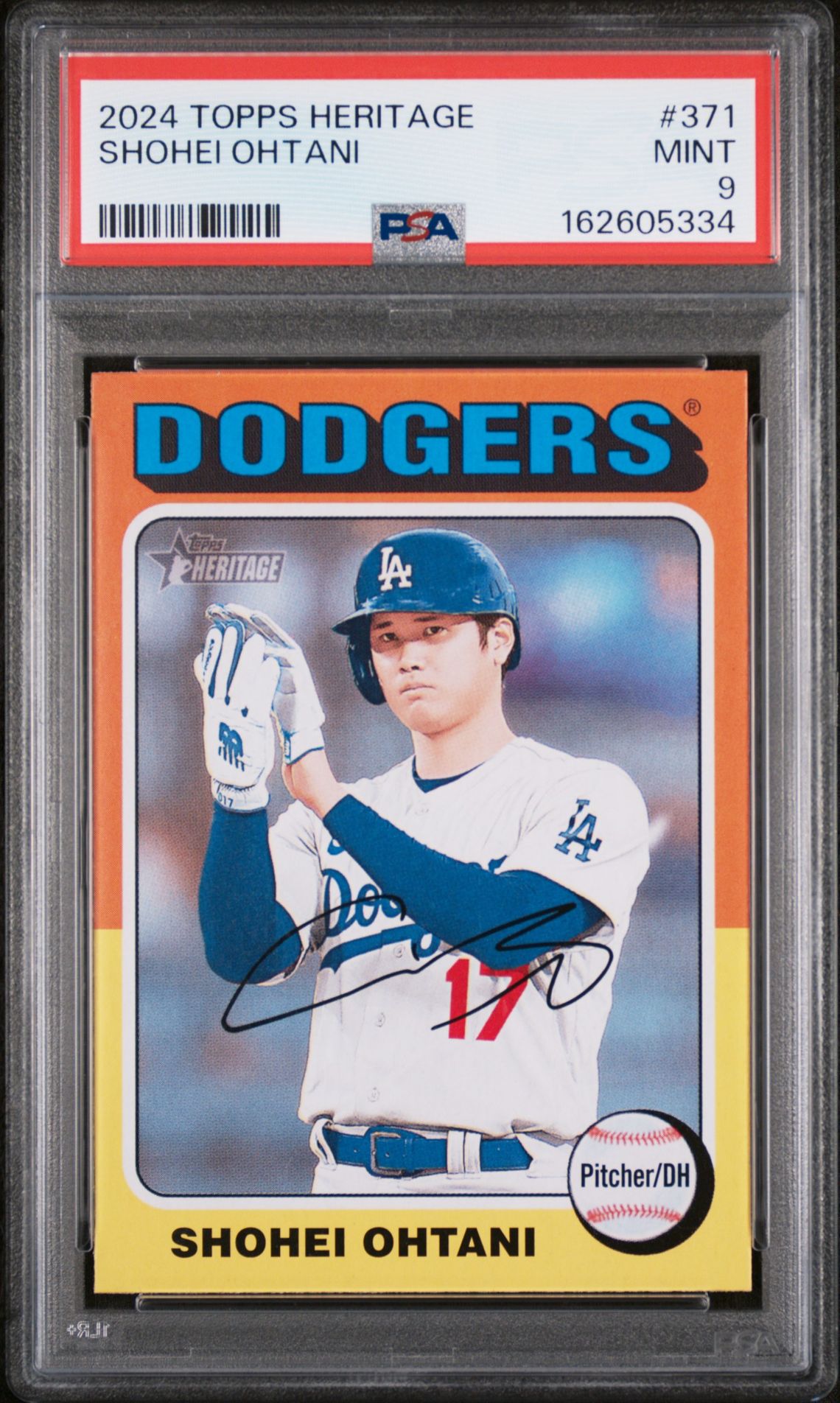 2024 Topps Heritage Shohei Ohtani #371 Mint 9 front