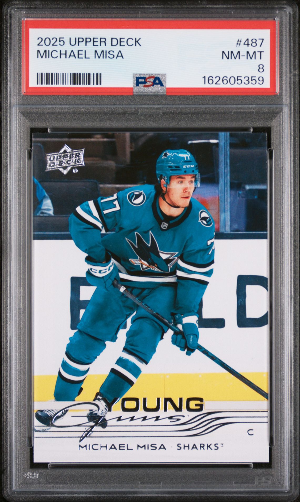 2025 Upper Deck Michael Misa #487 Nm-Mt 8 front
