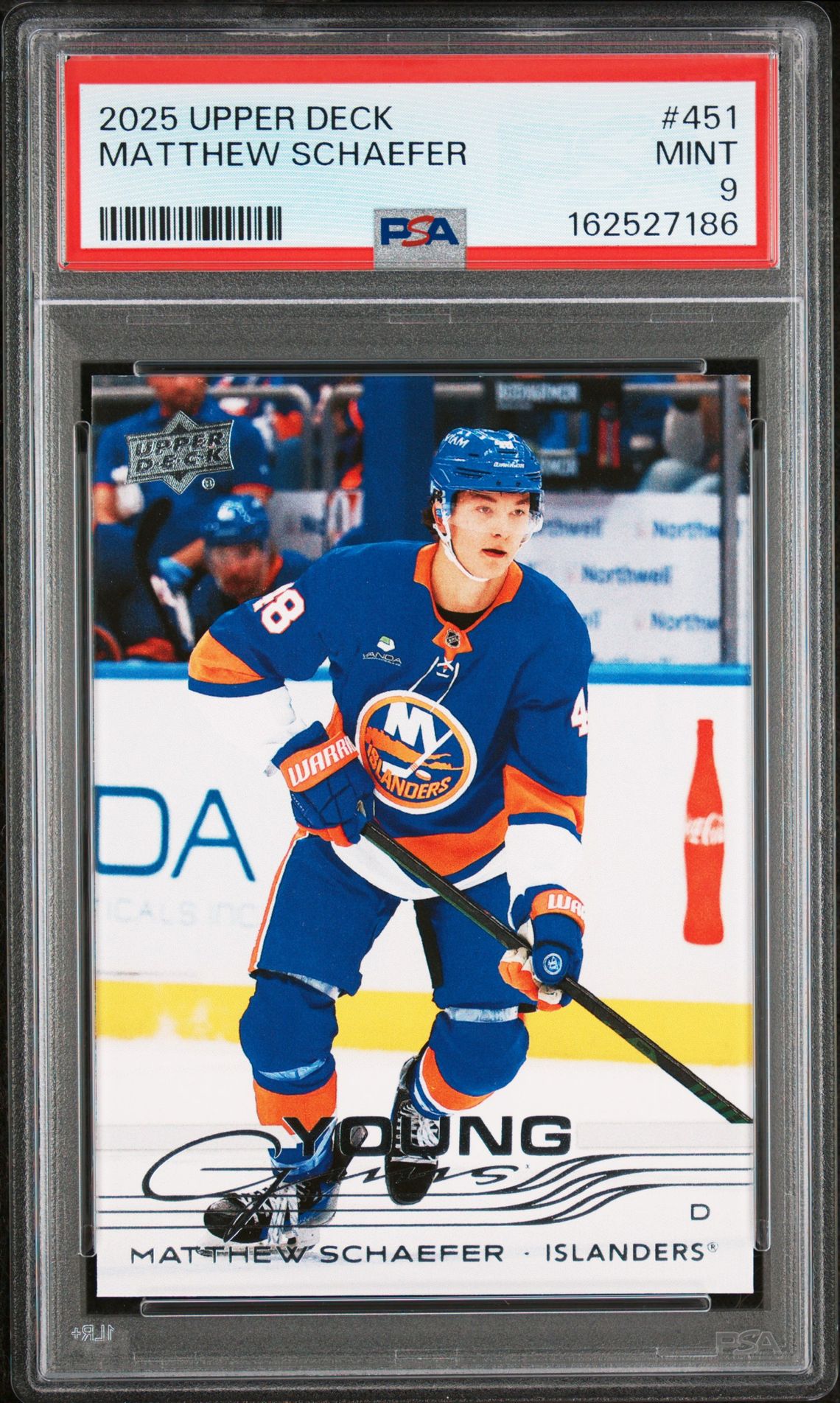 2025 Upper Deck Matthew Schaefer #451 Mint 9 front