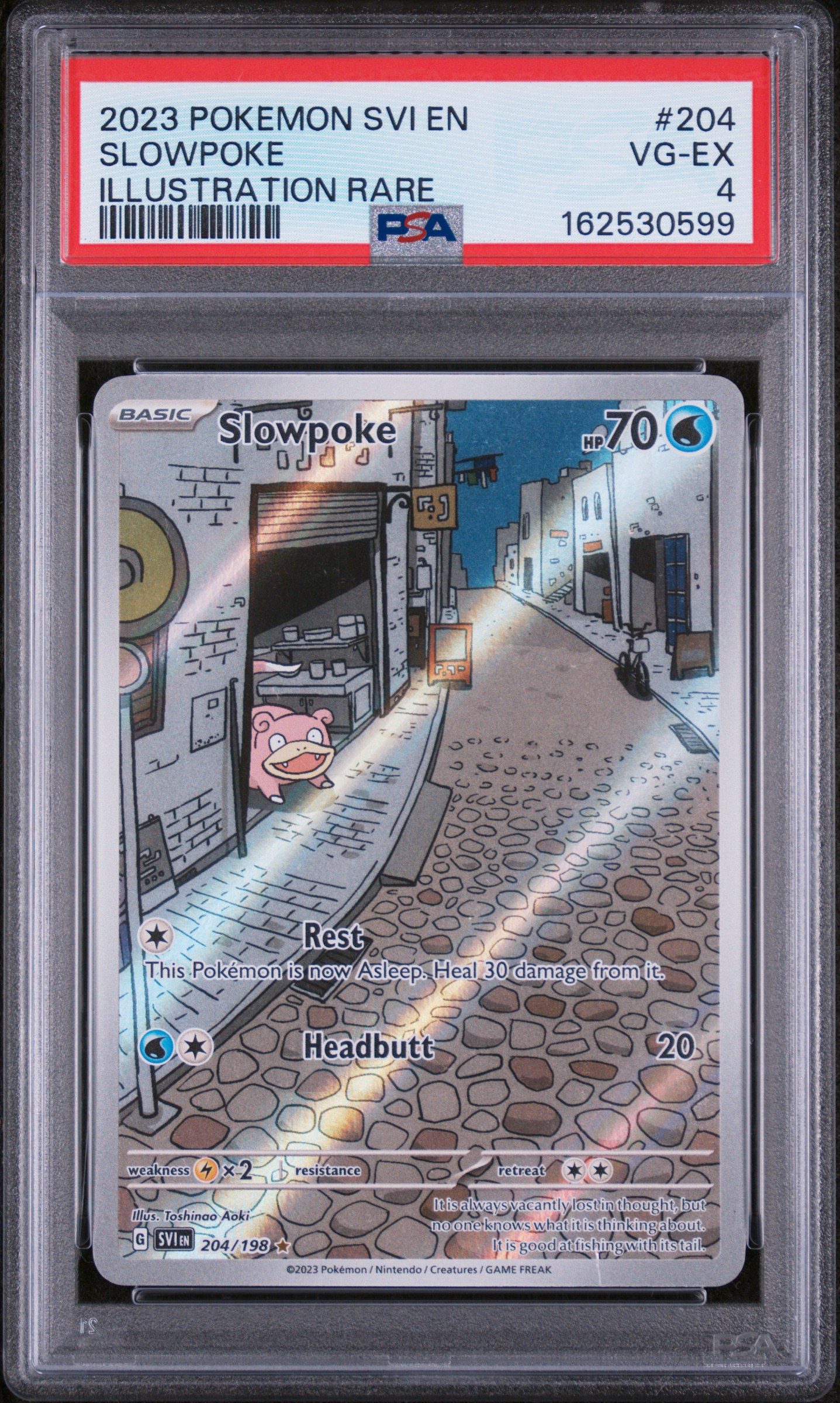 2023 #204 Slowpoke PSA 4 Svi EN-Scarlet & Violet