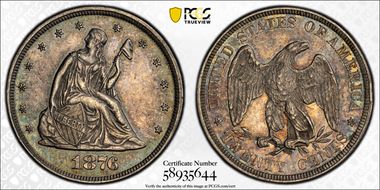1876 20C AU55
