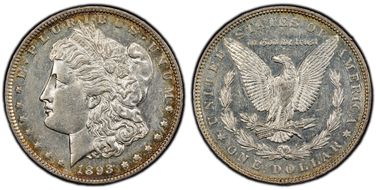 1893 $1 AU53