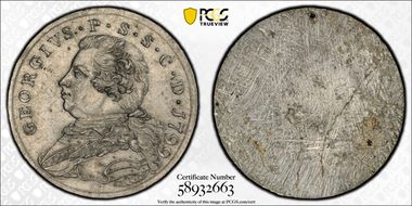 1799 Tk 1/2D DH-5  Obv Cliche WM Ayrshire MS62