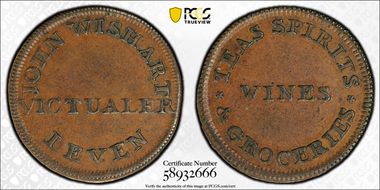 (c.1790) Tk 1/4D DH-14 Fifeshire, Leven AU50BN