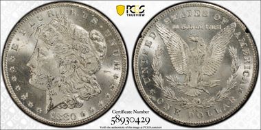 1880-CC $1 MS62