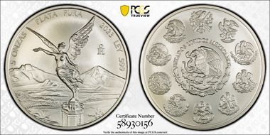 2023-Mo 5 Onza Libertad Ag MS67