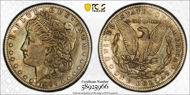 1896-S $1 VF30
