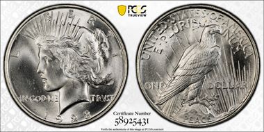 1923-D $1 MS66