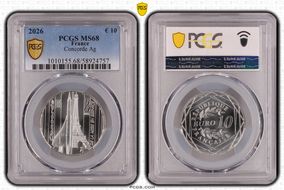 2026 € 10 Concorde Ag MS68